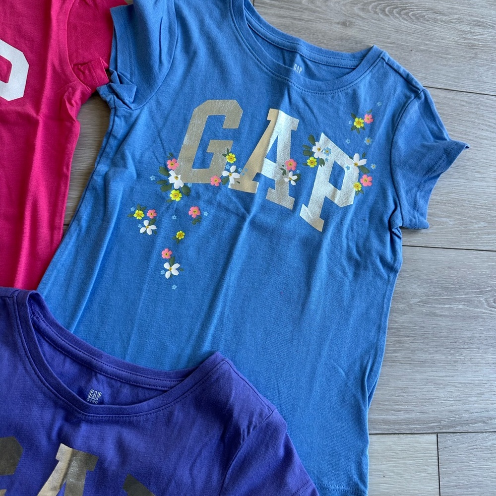 Gap Kids Gap Logo T-Shirt tops girls size small shirts bundle - Picture 4 of 5